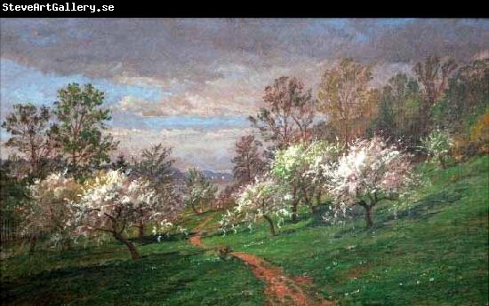 Jasper Francis Cropsey Apple Blossoms